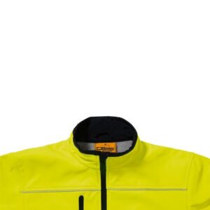Bisley BJ6059T Taped Hi Vis Soft Shell Jacket Yellow