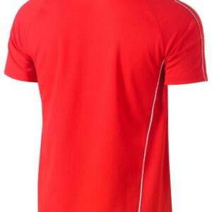 Bisley BK1426 Cool Mesh Tee with Reflective Piping Red