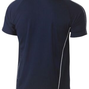 Bisley BK1426 Cool Mesh Tee with Reflective Piping Navy