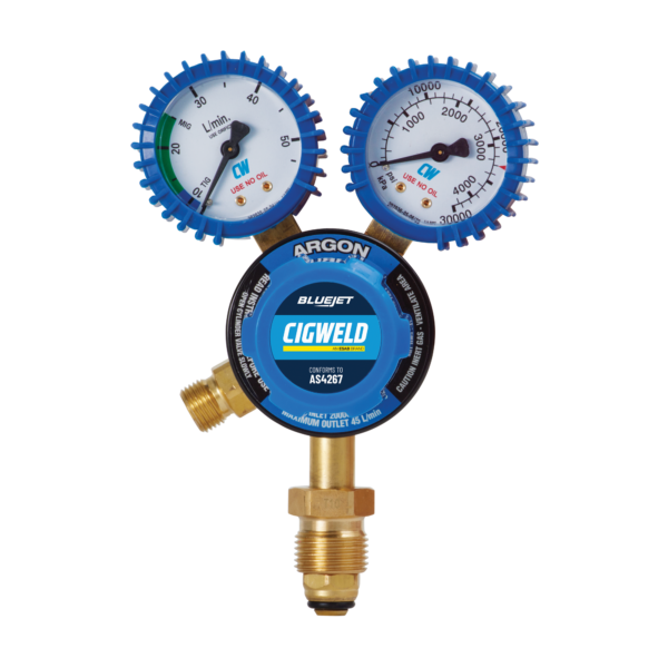 Cigweld BlueJet Argon Regulator VI 45LPM