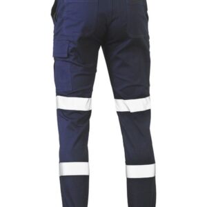 Bisley BPC6028T Biomotion Stretch Cotton Drill Cargo Cuffed Pants
