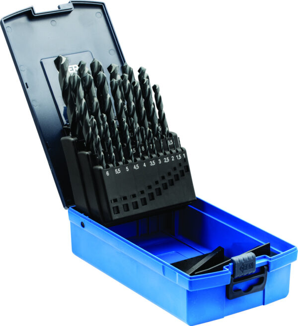 PFERD 25pce High Speed Steel HSSG Metric Drill Bit Set