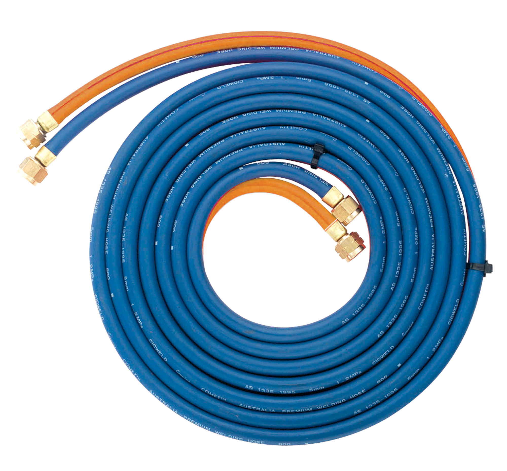 Cigweld COMET Fitted Twin Hose Oxy/LPG 5m