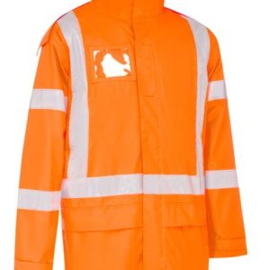 Bisley BJ6968XT X Taped Shell Rain Jacket Orange