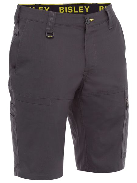 Bisley BSHC1150 X Airflow Stretch Ripstop Vented Cargo Shorts Charcoal