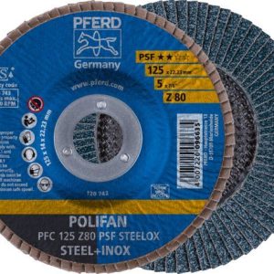 POLIFAN Flap Discs Zirconia Alumina Z PSF STEELOX