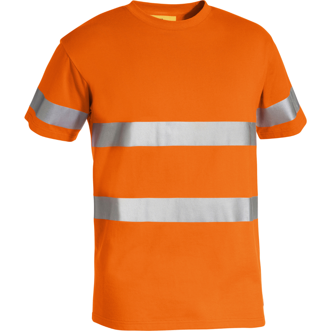 Bisley BK1017T Taped Hi Vis Cotton T-Shirt Orange