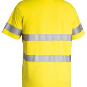 Bisley BK1017T Taped Hi Vis Cotton T-Shirt Yellow