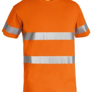 Bisley BK1017T Taped Hi Vis Cotton T-Shirt Orange