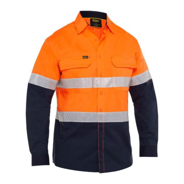 Bisley BS6491T X Airflow™ Hi Vis Taped Stretch Ripstop Shirt O/N