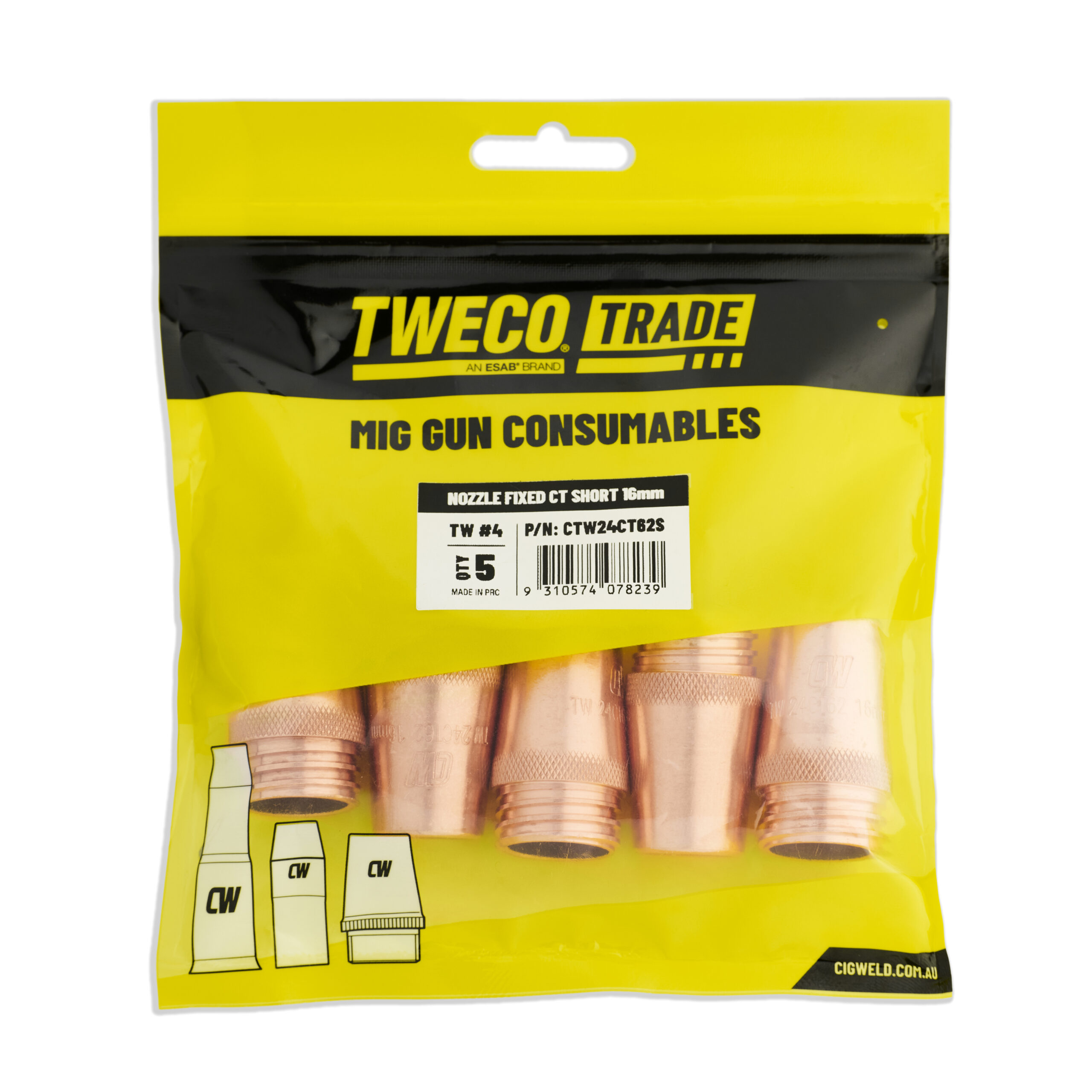 Tweco Trade 4 Fixed Nozzle 24CT 16mm 5pk