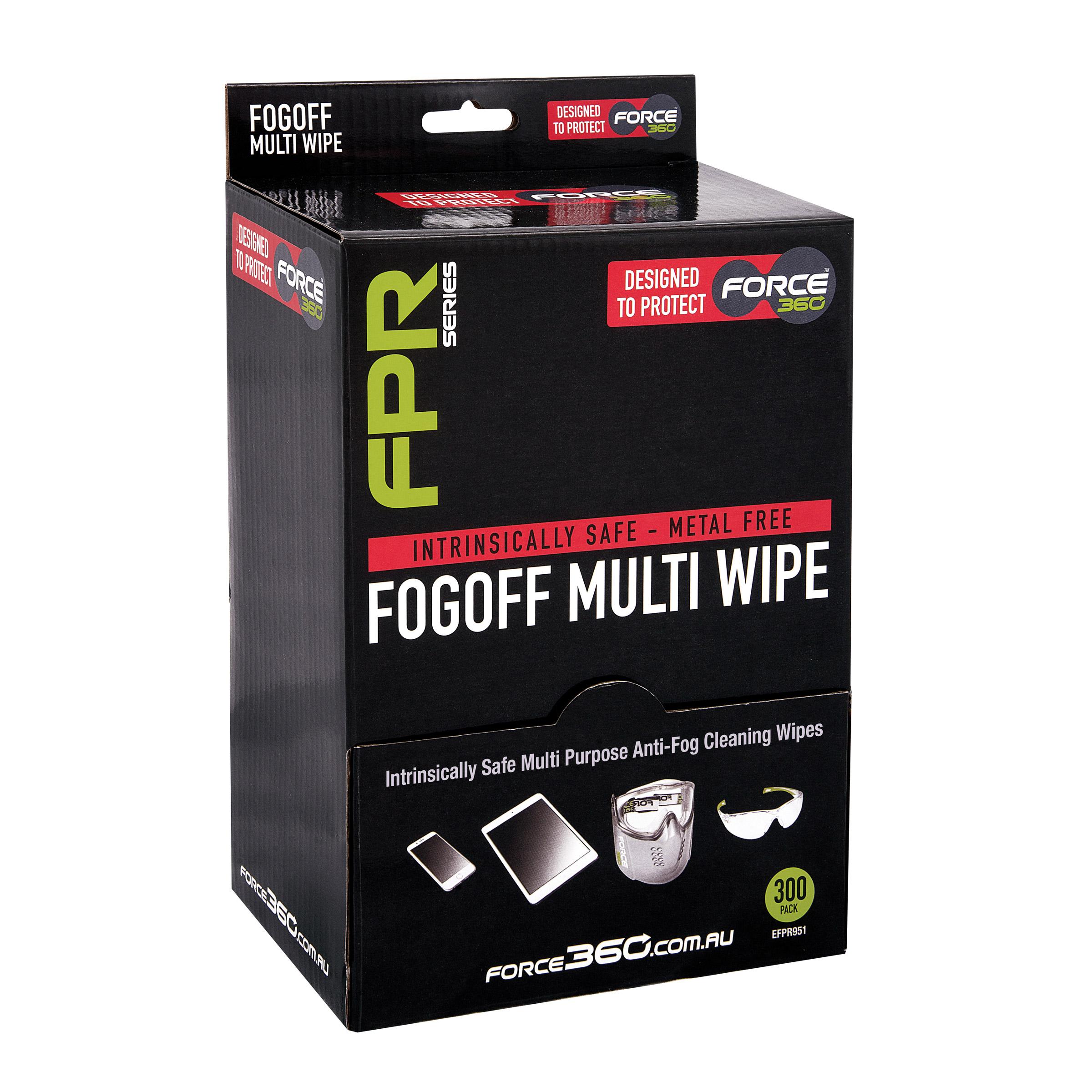 F360 Fog Off Intrinsically Safe Multi Wipe