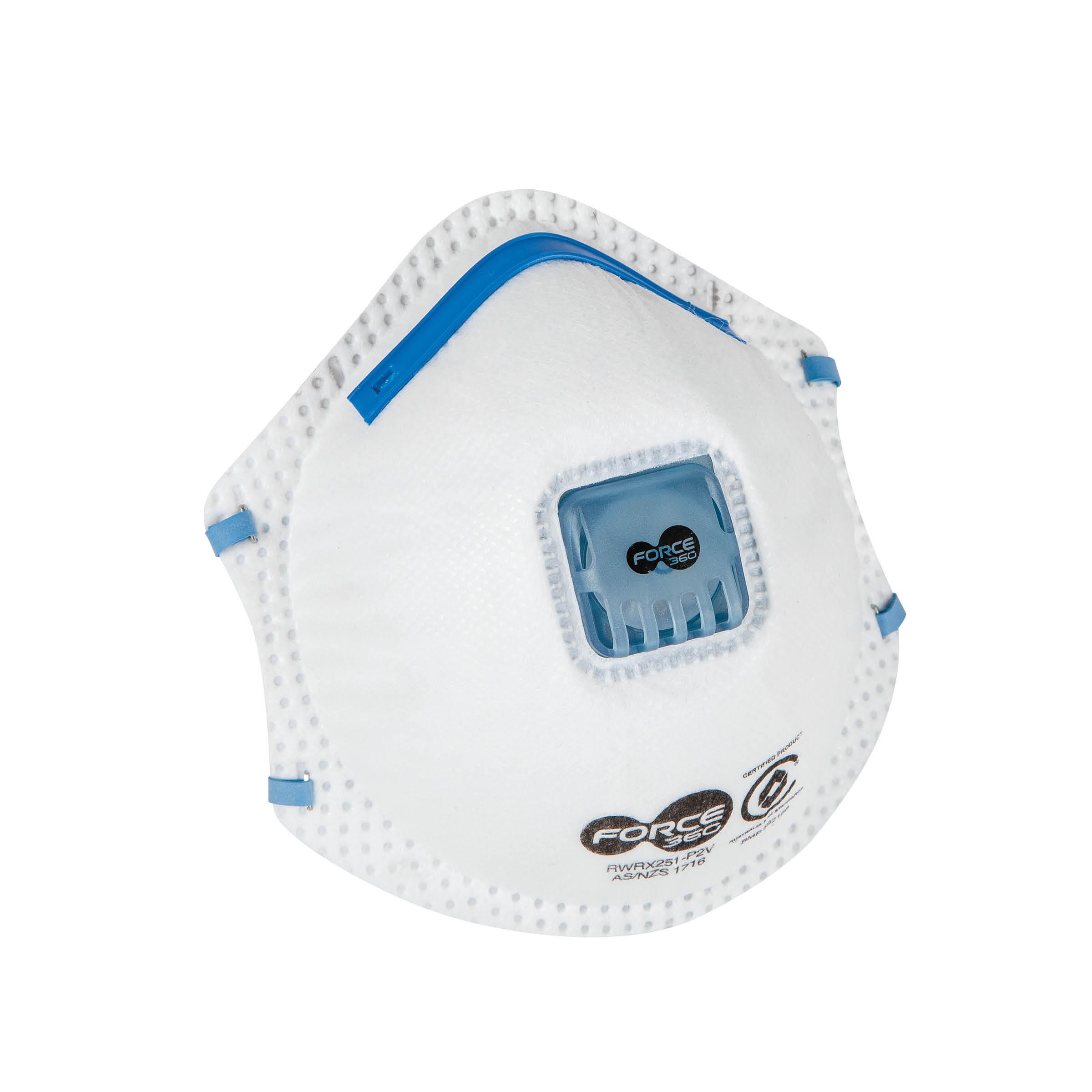 F360 P2V Disposable Respirator 10pk