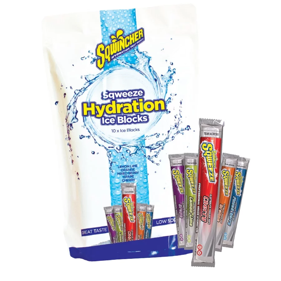 Sqwincher Sqweeze Electrolyte Freezer Pops Retail 10pk
