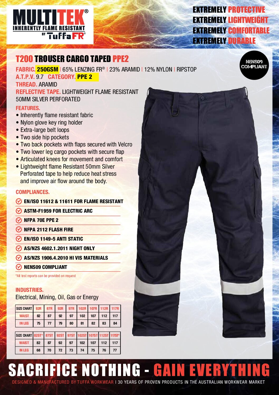 Tuffa FR Taped Cargo Pants