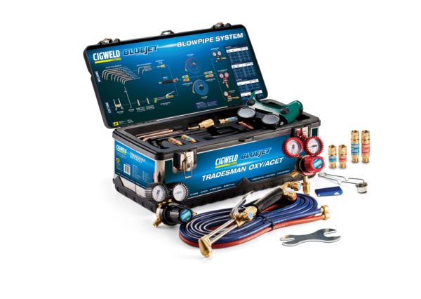 Cigweld BlueJet Tradesman Oxygen/Acetylene Gas Kit