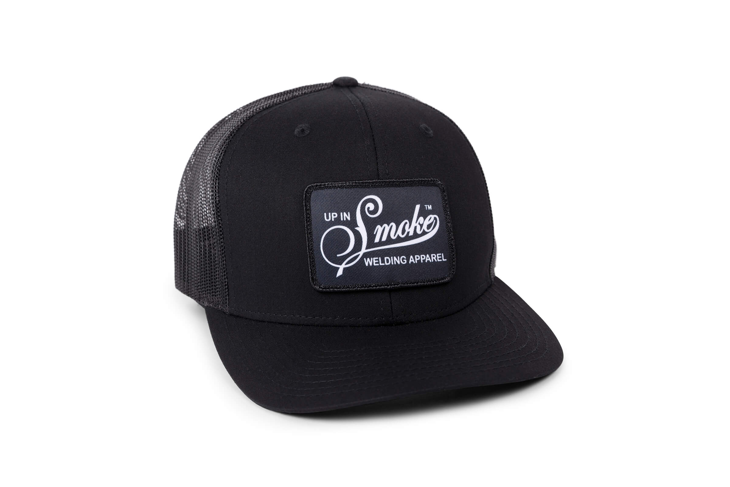 Up In Smoke Original Logo Snapback Hat Black
