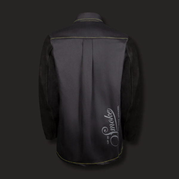 Up In Smoke Econ Leather Hybrid Welding Jacket