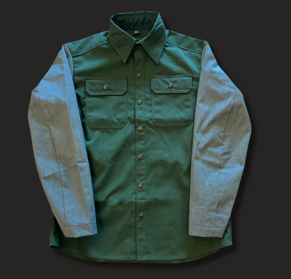 Up In Smoke Novus Welding Shirt Forrest Green