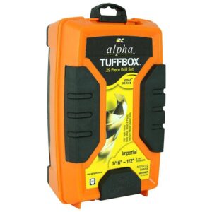 29pce Reduced Imperial Alpha Tuffbox Drill Set 1/16-1/2