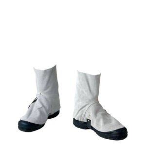 Elliotts Chrome Leather Welders Spats (supported)