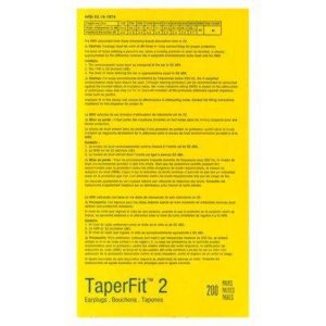 3M™ E-A-R™ TaperFit™ 2 Large Uncorded Earplugs 200PK