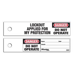 Do Not Operate Safety Maintenance Tag 100pk