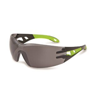 uvex pheos s spectacles – black & lime