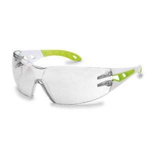 uvex pheos s spectacles – lime & white