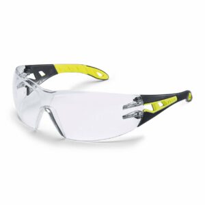 uvex pheos s spectacles – lime & black