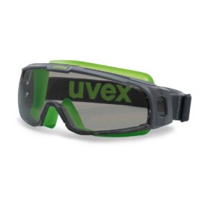 uvex u-sonic goggles – grey & lime