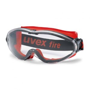 uvex ultrasonic FIRE goggles – red & black