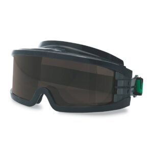 uvex ultravision welding safety spectacles – black & green